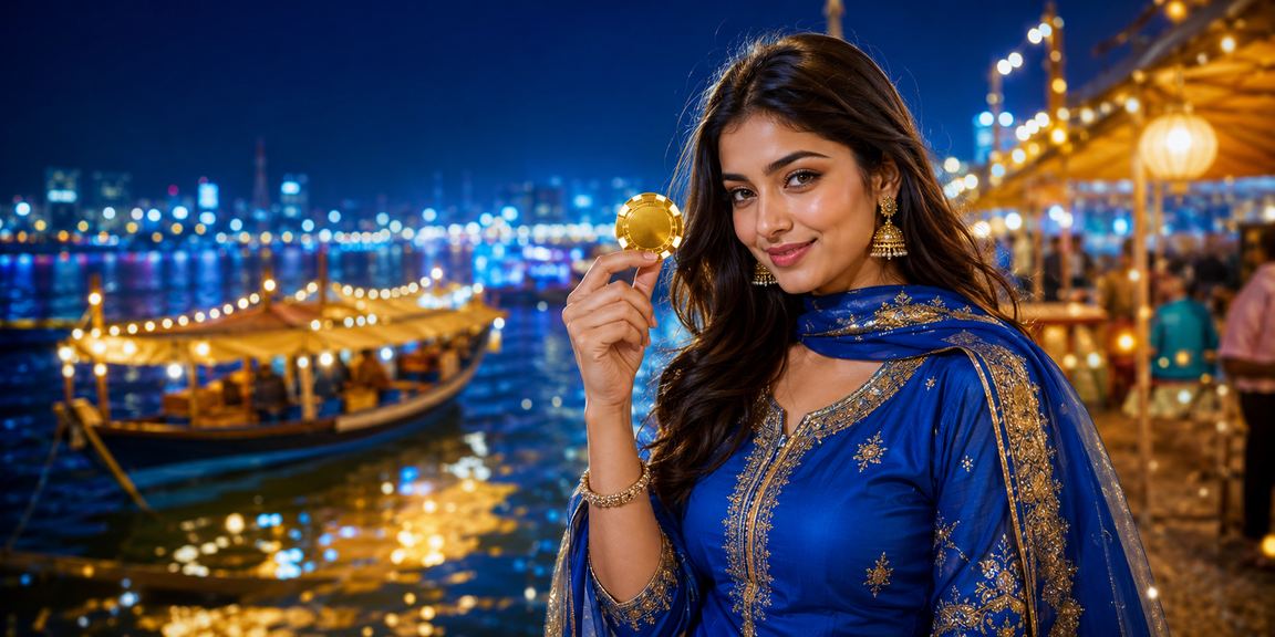 বরিশালে সালোয়ার কামিজ পরিহিত ব্যক্তি অনলাইন বেটিং করছেন