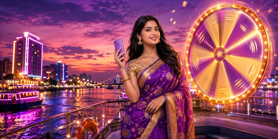 খুলনায় শাড়ি পরা মহিলা রুলেট গেমে অংশ নিচ্ছেন ক্যাসিনো পরিবেশে